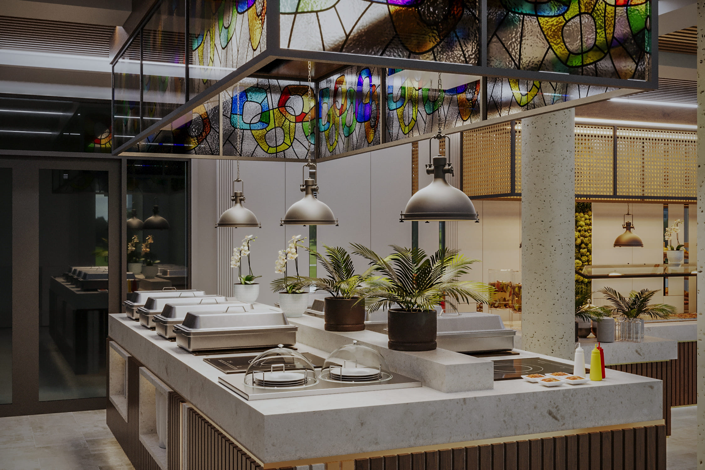 Commercial Buffet Design